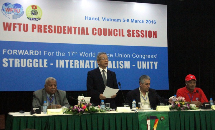 Hội đồng Chủ tịch Liên hiệp Công đoàn Thế giới ủng hộ Việt Nam bảo vệ chủ quyền tại biển Đông  - ảnh 1